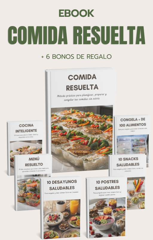 Comida Resuelta: método para planificar y preparar recetas para congelar